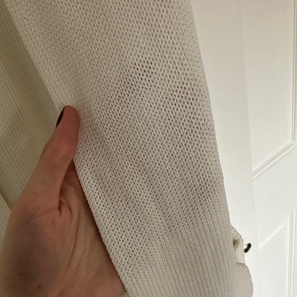 Aritzia Wildfred sweater vest. Cream color, size small. - Picture 2 of 6